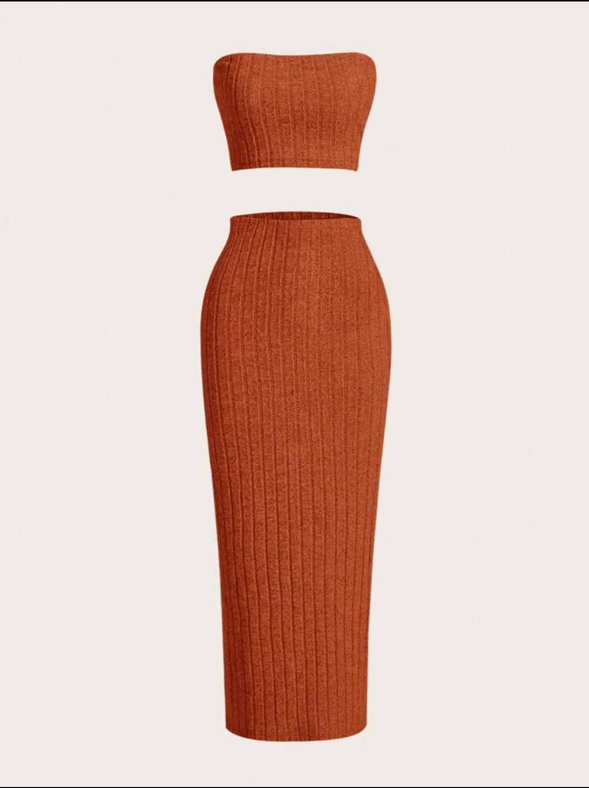 Women's Top & Long Skirt Set