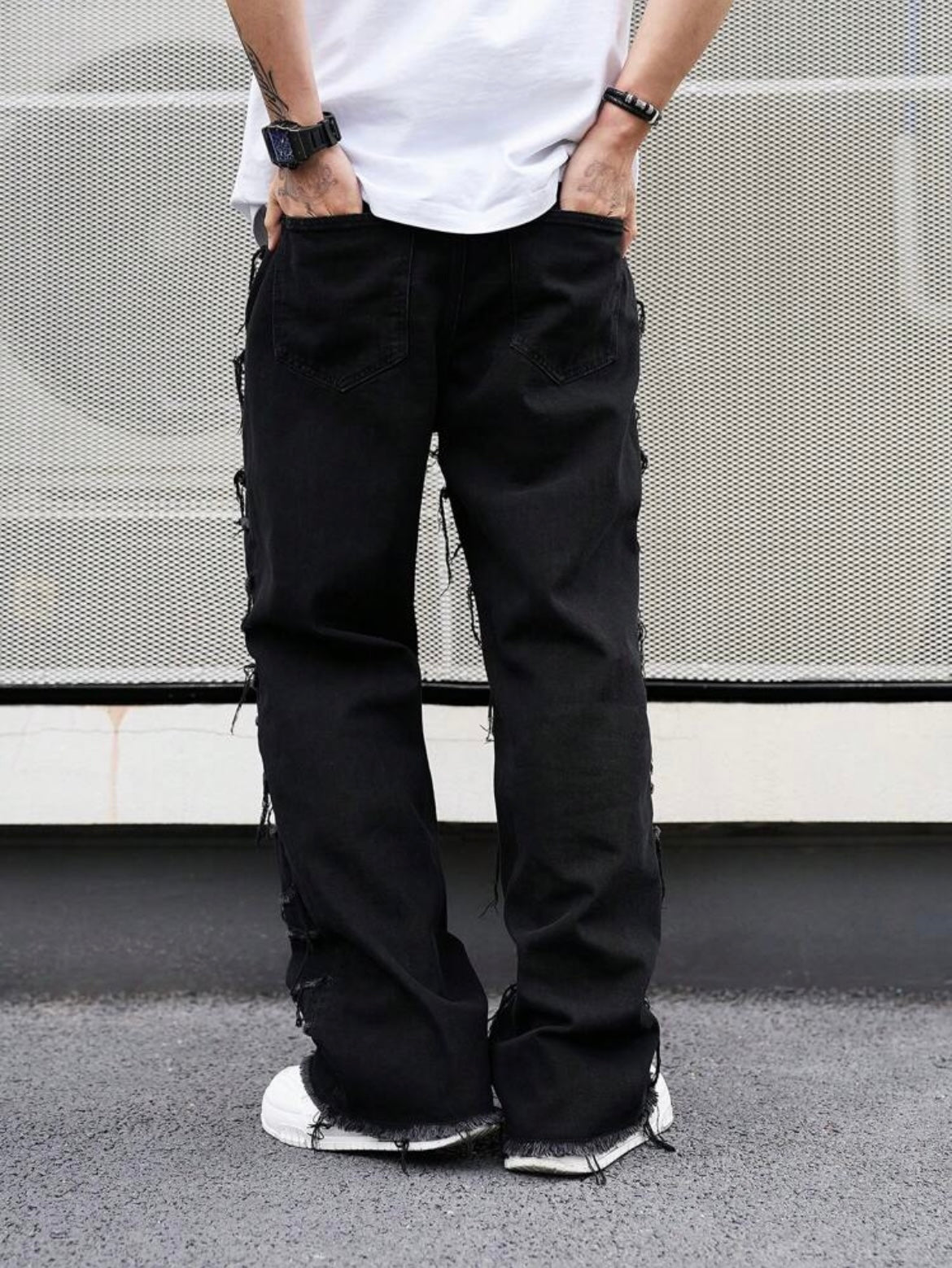 Manfinity EMRG Men Loose Fit Casual Versatile Jeans