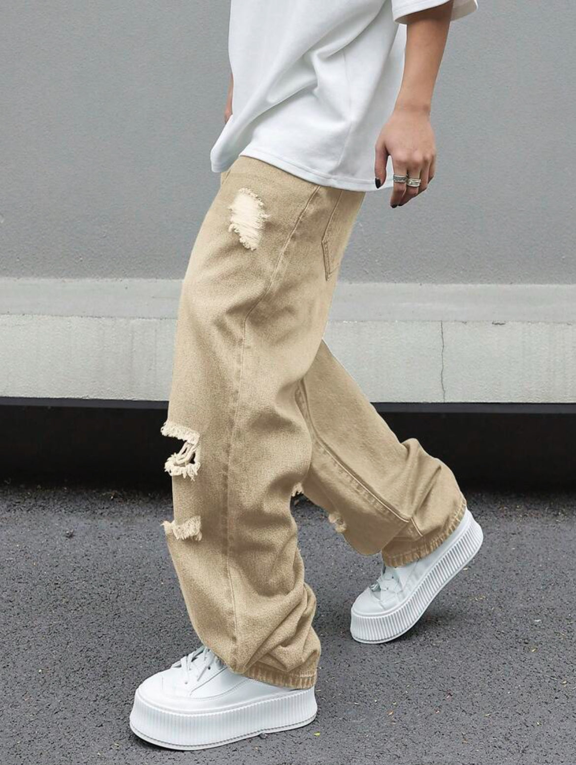 Loose Fit Denim Jeans