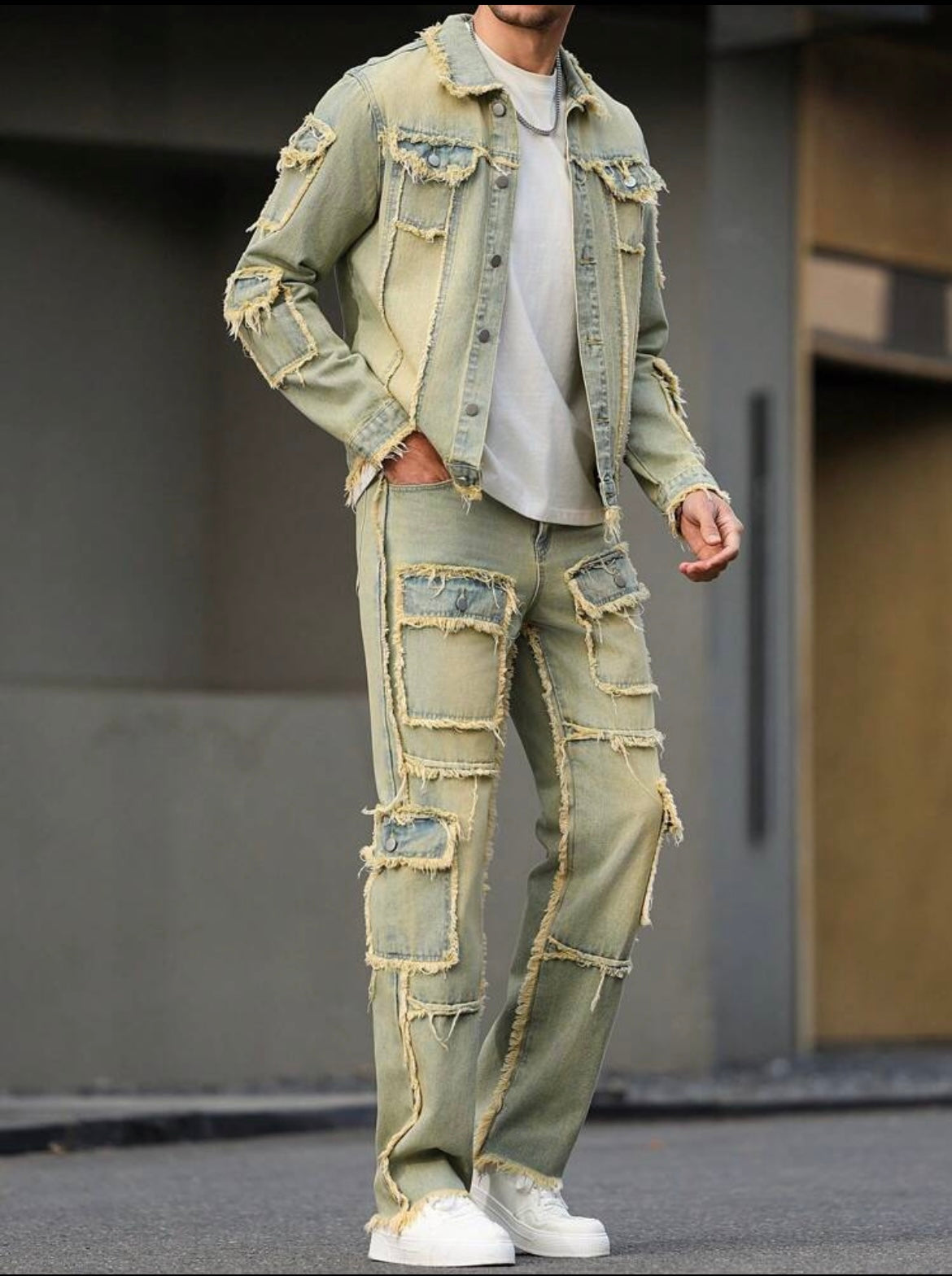 Manfinity EMRG Jacket And Denim Pants