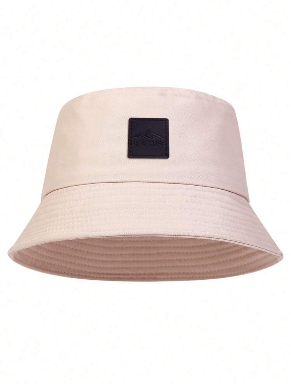 Men's PU Leather Branded Bucket Hat