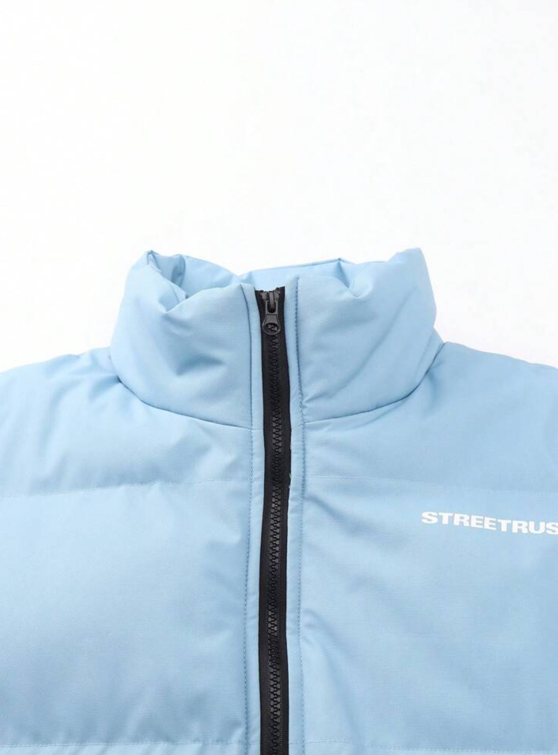 Manfinity Streetrush Men’s Flame Pattern Winter Coat – Blue