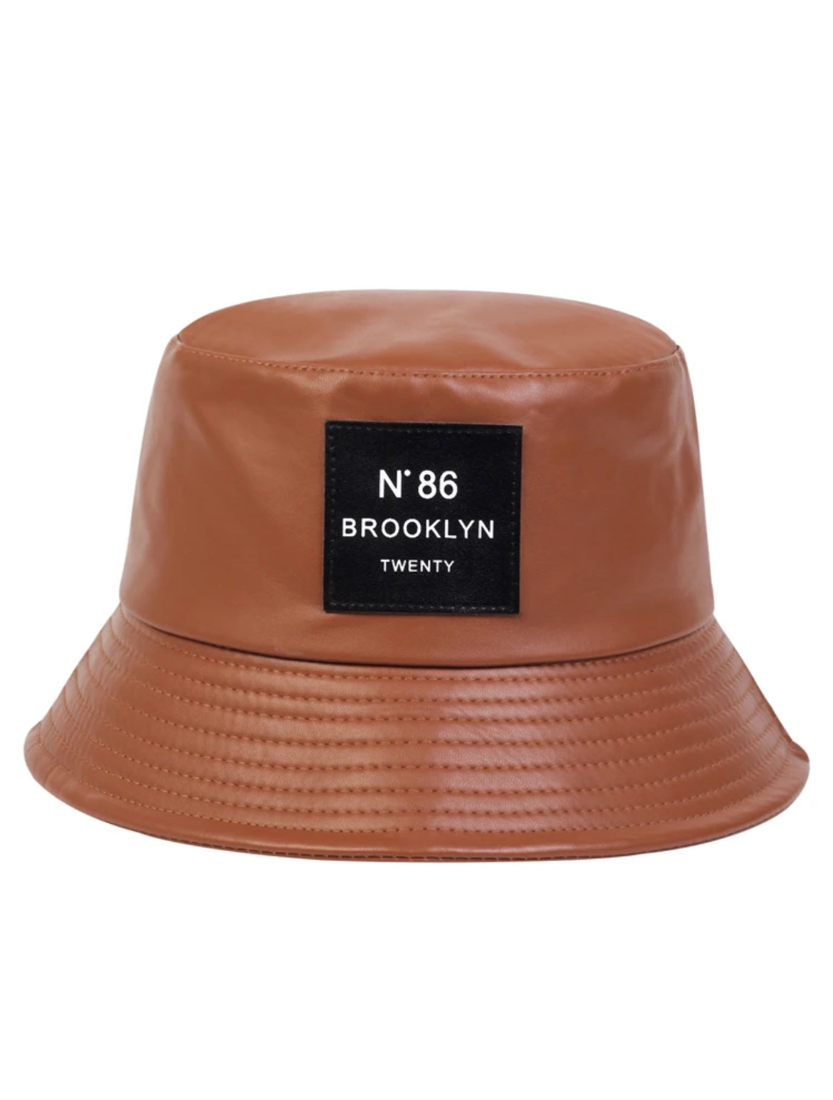 Unisex Letter Detail Fashion Bucket Hat