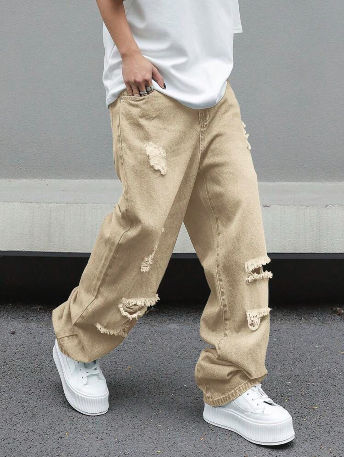 Loose Fit Denim Jeans