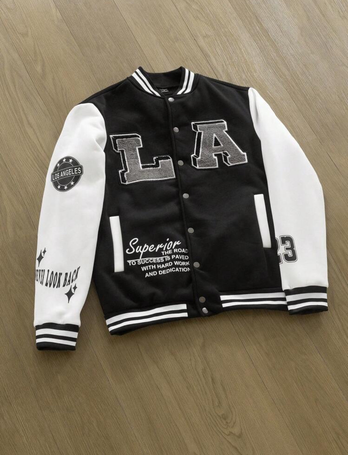 Men’s Colorblock Baseball Jacket