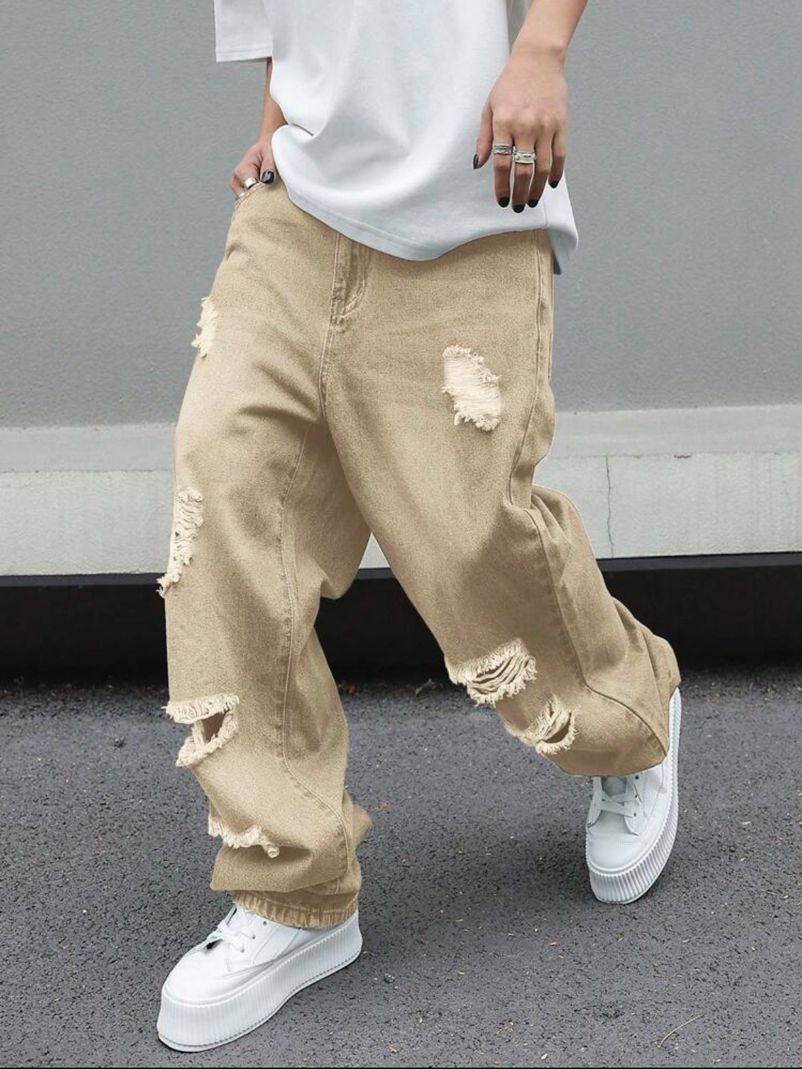 Loose Fit Denim Jeans