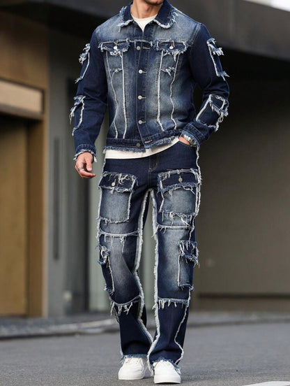 Manfinity EMRG Jacket And Denim Pants