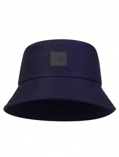 Men's PU Leather Branded Bucket Hat