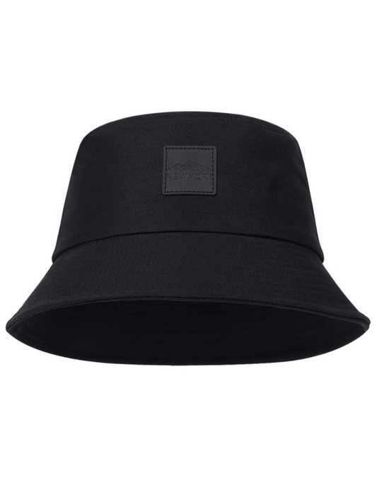 Men's PU Leather Branded Bucket Hat