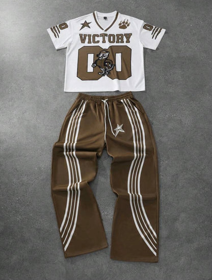 Manfinity T-Shirt And Pants Set