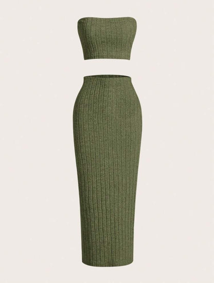Women's Top & Long Skirt Set