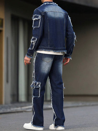 Manfinity EMRG Jacket And Denim Pants