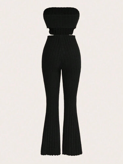 Top & Flare Leg Pants