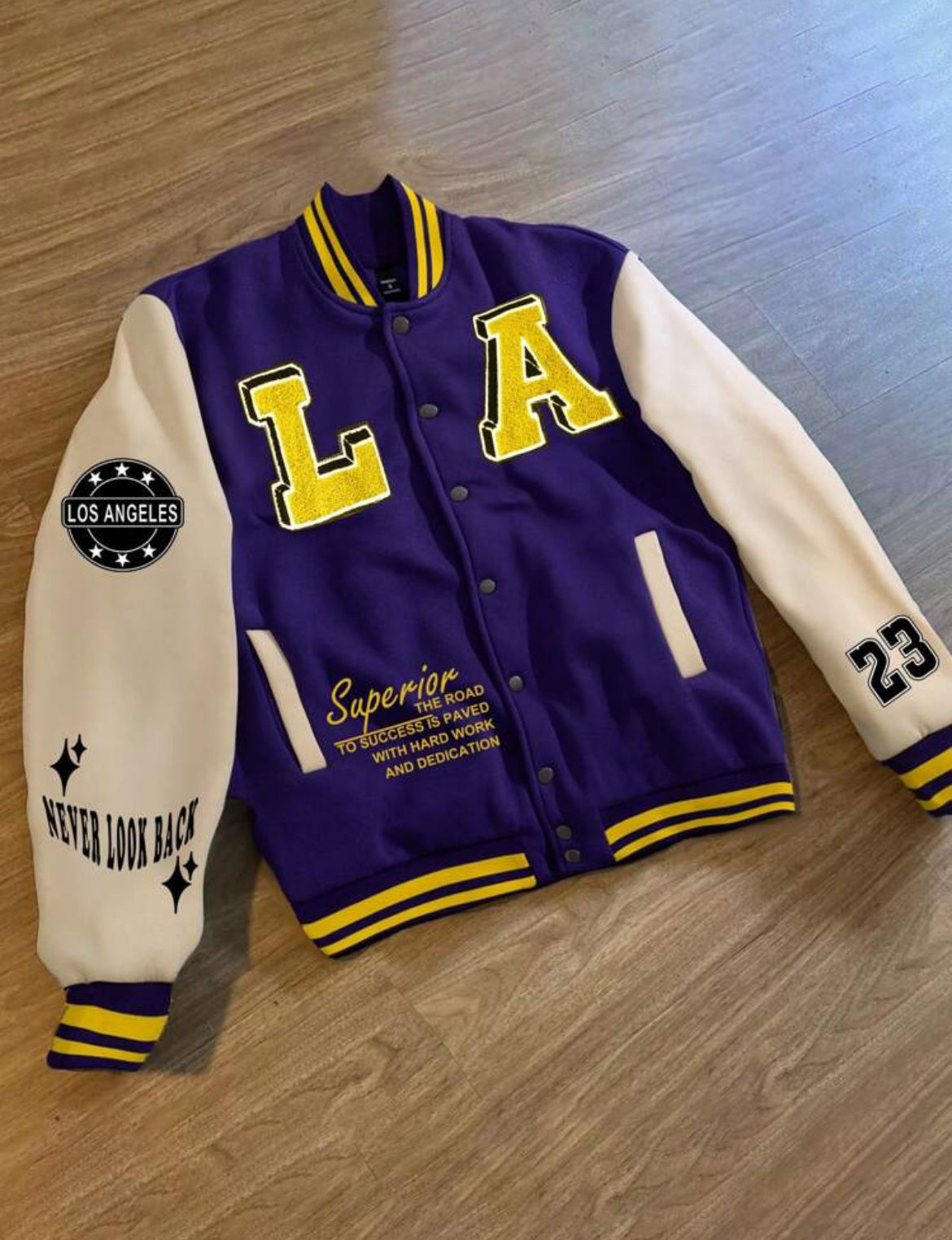 Men’s Colorblock Baseball Jacket