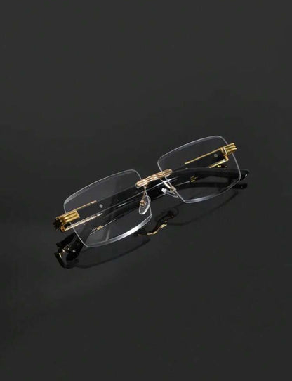 Elegant Men's Frameless Glasses Stylish Eyewear