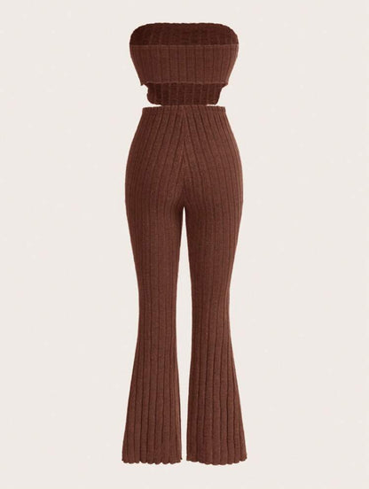 Top & Flare Leg Pants
