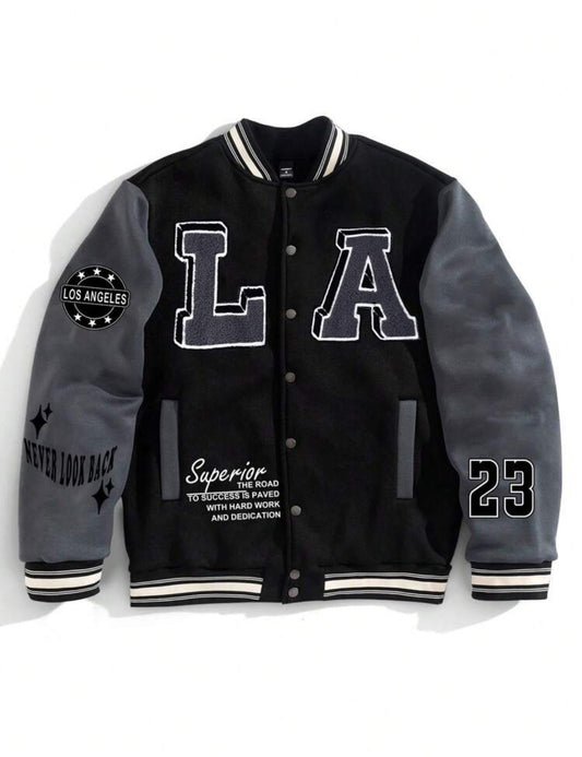 Men’s Colorblock Baseball Jacket