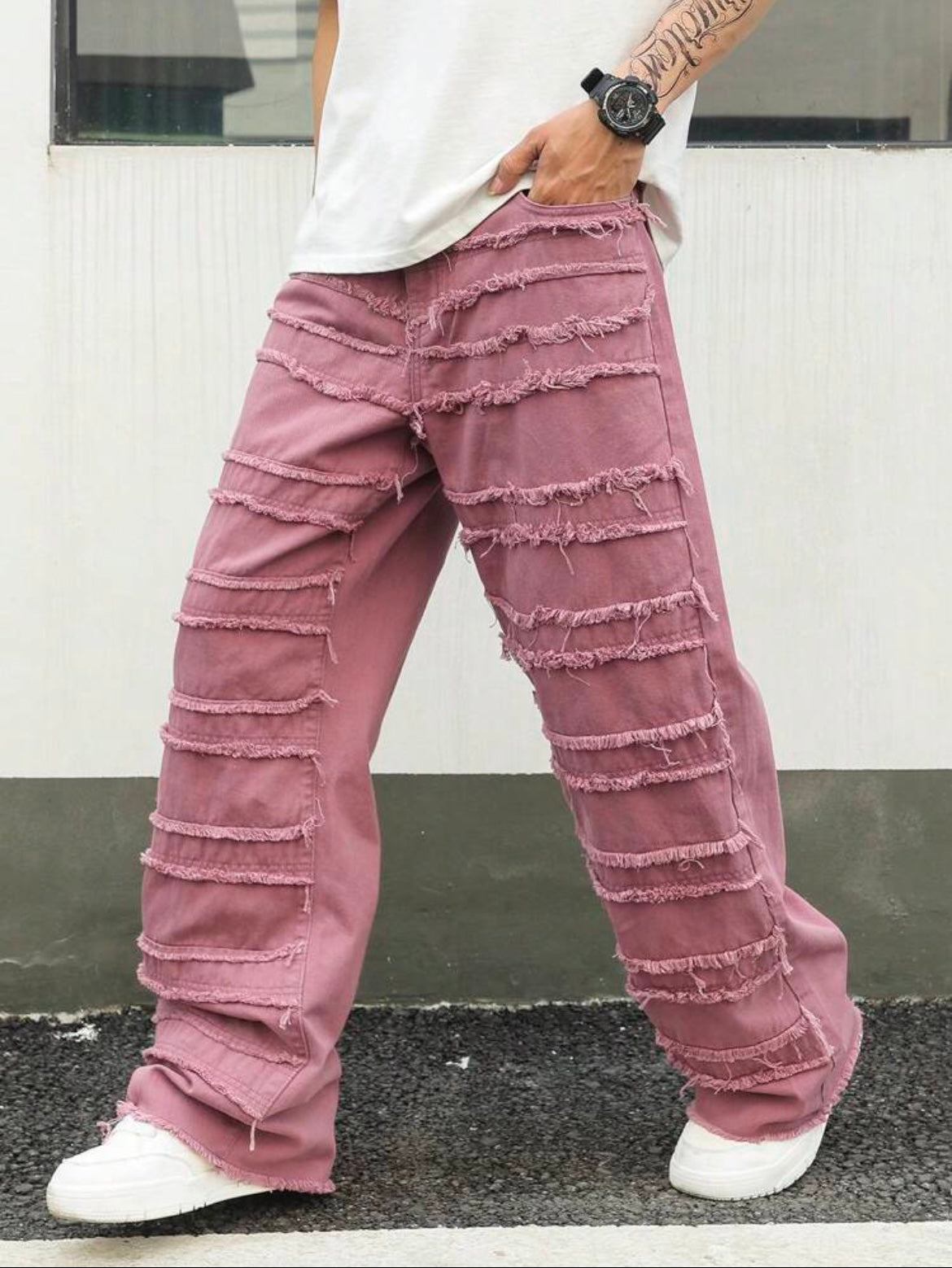 Manfinity EMRG Men Loose Fit Casual Versatile Jeans