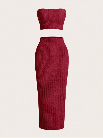 Women's Top & Long Skirt Set