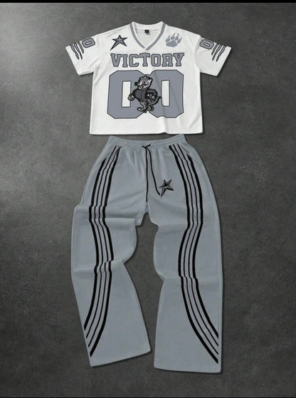 Manfinity T-Shirt And Pants Set