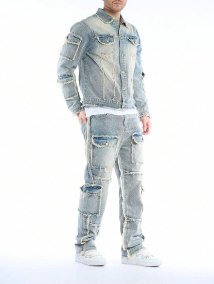 Manfinity EMRG Jacket And Denim Pants