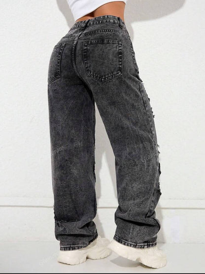 Rave Y2k Street Straight Leg jeans