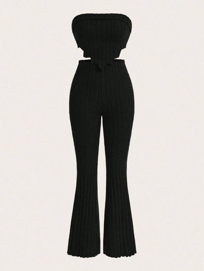 Top & Flare Leg Pants
