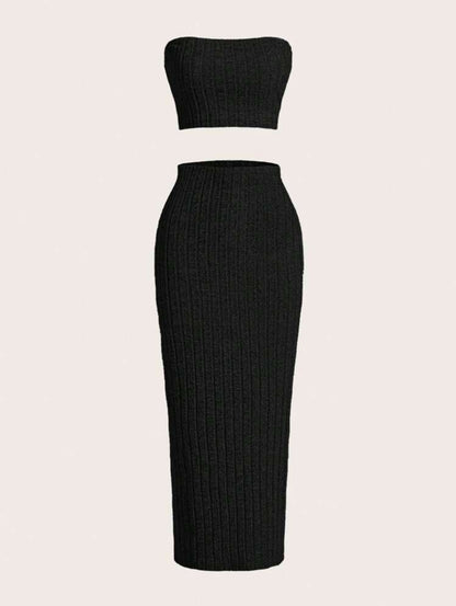 Women's Top & Long Skirt Set