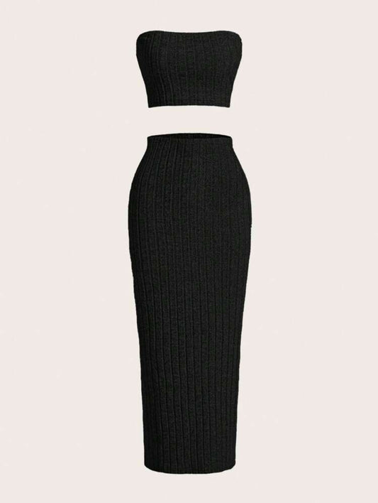 Women's Top & Long Skirt Set