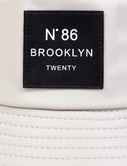 Unisex Letter Detail Fashion Bucket Hat