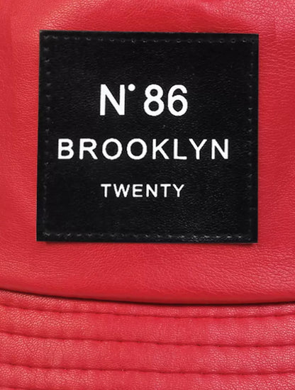 Unisex Letter Detail Fashion Bucket Hat