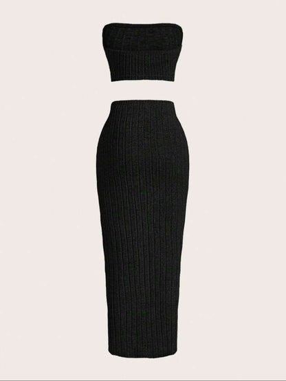 Women's Top & Long Skirt Set