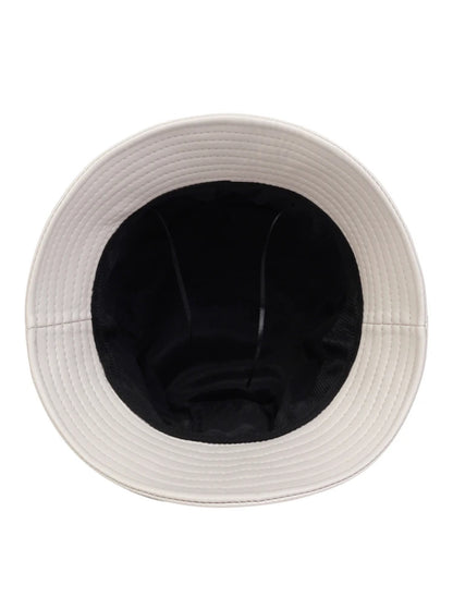 Unisex Letter Detail Fashion Bucket Hat