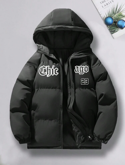 Tween Boys’ Casual Thick Hooded Winter Jacket