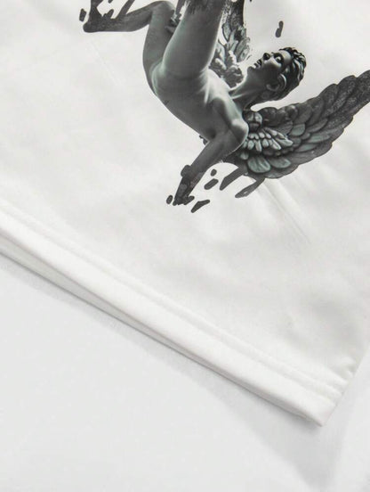Men's T-Shirt And Drawstring Shorts Set