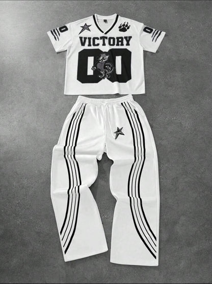 Manfinity T-Shirt And Pants Set