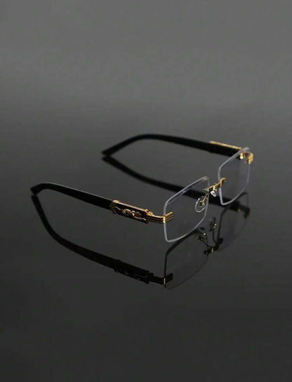 Elegant Men's Frameless Glasses Stylish Eyewear