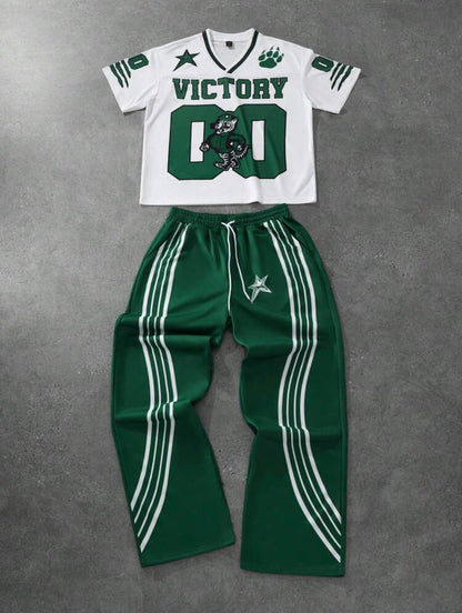 Manfinity T-Shirt And Pants Set