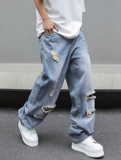 Loose Fit Denim Jeans