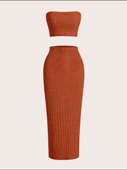 Women's Top & Long Skirt Set