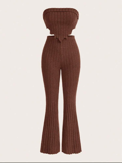 Top & Flare Leg Pants