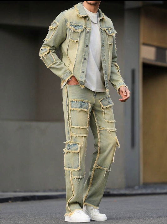Manfinity EMRG Jacket And Denim Pants