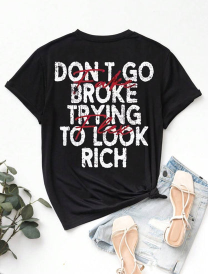 INAWLY Women’s Casual Slogan Graphic Tee