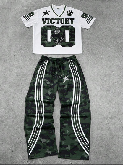 Manfinity T-Shirt And Pants Set