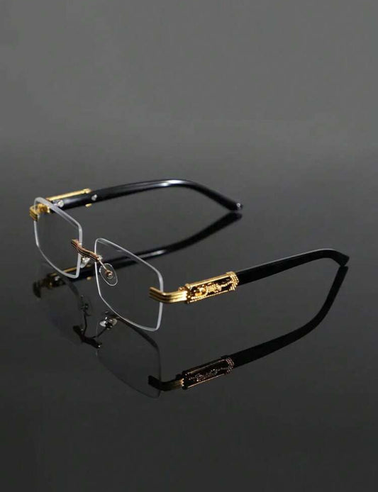 Elegant Men's Frameless Glasses Stylish Eyewear