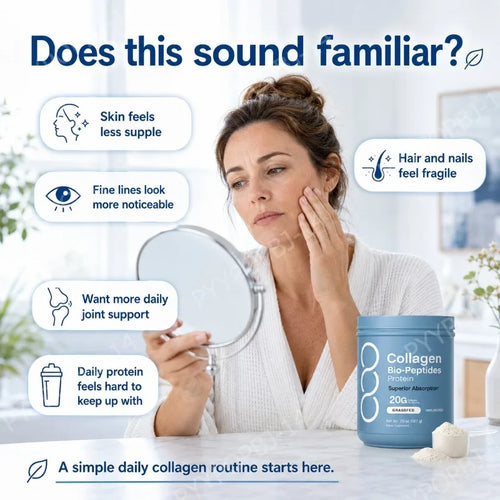 Collagen Bio Peptides Protein Powder — 20g Collagen & 18g Protein Per Serving
