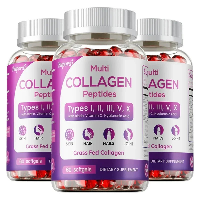 Collagen Peptides Capsules — Skin, Hair, Nails & Gut Support