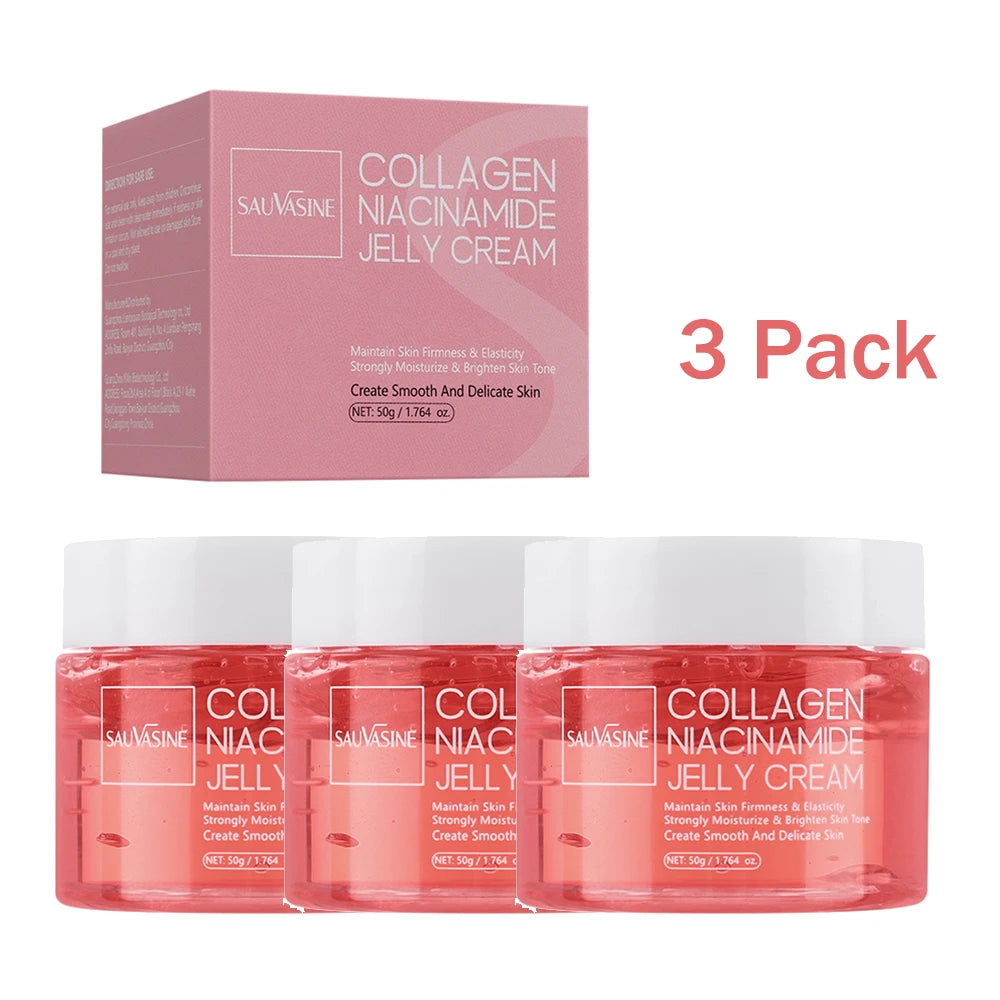 Collagen Jelly Cream with Niacinamide — 24H Glow, Hydration & Lifted Skin
