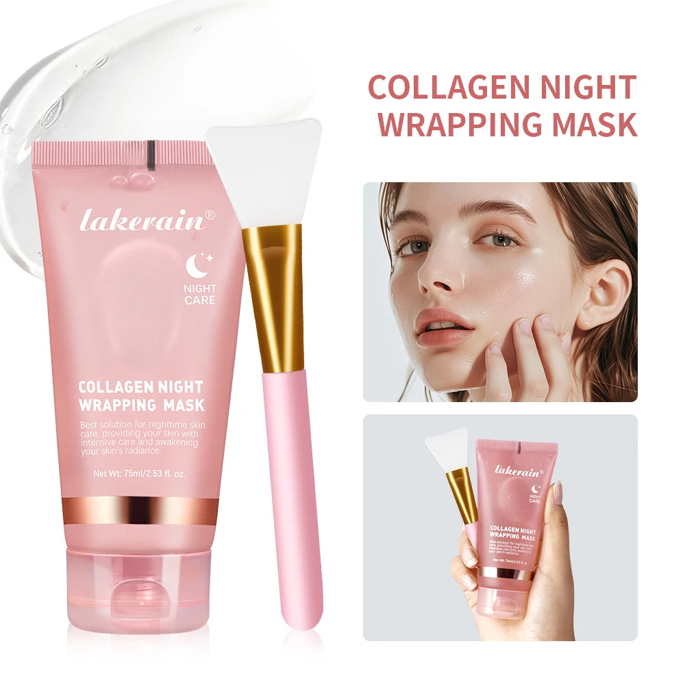 Collagen Salmon Peel-Off Mask — Firming & Overnight Hydration (4-Pack)