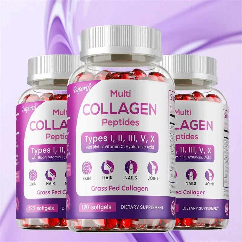 Collagen Peptides Capsules — Skin, Hair, Nails & Gut Support